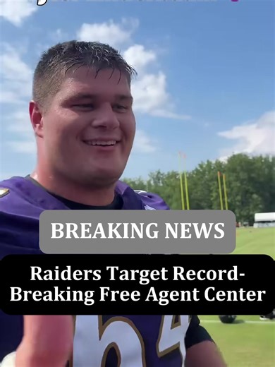 Vegas may reset the center market this offseason. #NFLNews #nflupdates #lasvegasraiders #tylerlinderbaum #raidernation