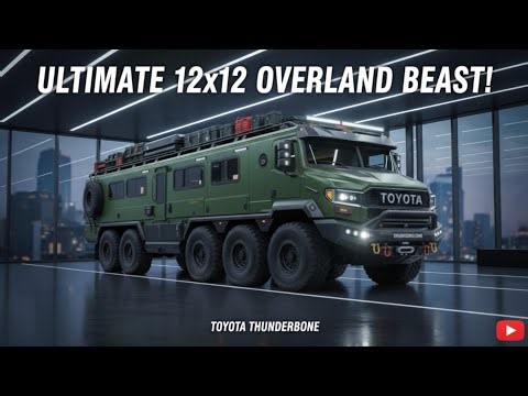 INSANE 12x12 Expedition Motorhome | The Ultimate Off-Road RV by Toyota Thunderbone 2026