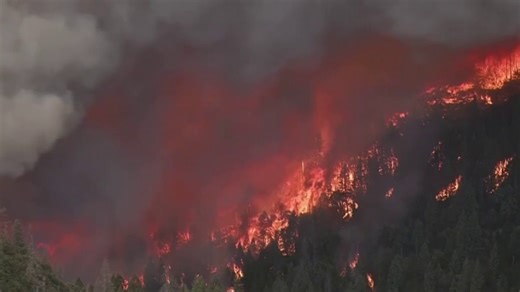 Nation’s largest active wildfire ravages California