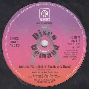 Chuck Jones & Company - Boo On You (Shakin' The Baby's Shoes)