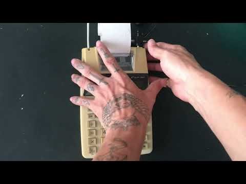 Calculadora com Bobina Impressora SHARP Modelo EL-1750W | AWM BRECHÓ DO MIRANDA