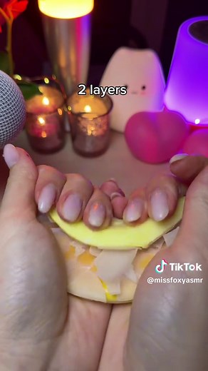 pancake stack squishies wax cracking ASMR *1 to 8 layers of wax* #asmr #squishy #asmrforsleep