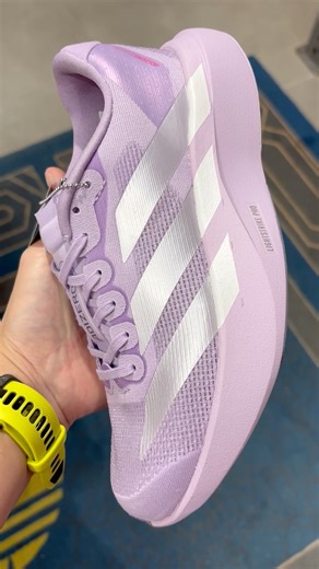 You’ll Love This Adidas Adizero Evo SL in Purple! That Silver Stripe Pops!