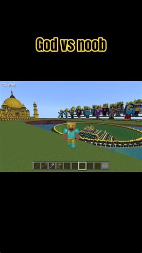 God Ne Noob Ki Help Kri❤️😍❤️😍#minecraft #gaming #shorts