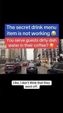 You serve guest dirty dish water in their coffees? 😳 #coffee #drink Funny Prank Call Prank Calls D