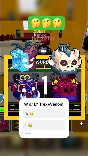 🤔Trading Spirit+Mammoth for TRex+Venom Fruit! Is it good Trade?