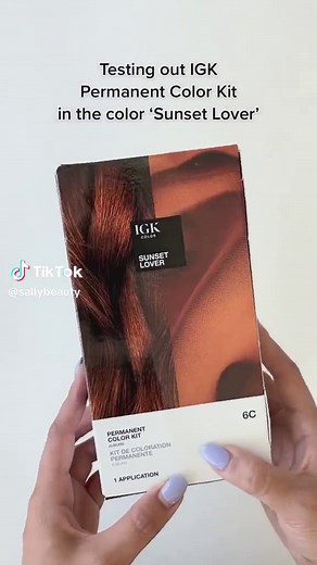 Stunning DIY Copper Hair Color: IGK Sunset Lover Review