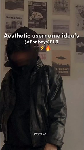 Aesthetic Username Ideas For Boys 🖤⚡ (Must Try) #Shorts