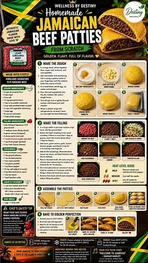 How To Make Authentic Jamaican Beef Patties Completely From Scratch