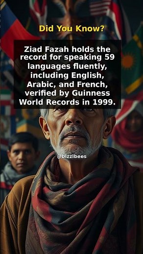 World Record: Most languages spoken by one person