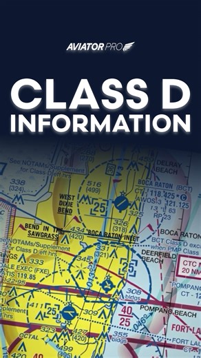 AviatorPro on Instagram: "Class D Information ✈️ What needs to happen when entering a Class Delta Airspace? What are the restrictions? How are vertical limits denoted? Each question asked leads to another answer... leading to a more knowledgable pilot! That is what #AviatorPro is here to help with! #PilotTraining #Aviation #ClassDelta"