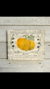 I hard making this piece I got from the IOD page. It’s was great practice using stamps and making watercolor for it. Link: https://decoupagecentral.com/JulieThompson #iodstamps #woodsignmaker #simplybellabyjulie #decoupageCentral #falldecor | Simply Bella by Julie
