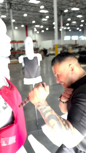 44K views · 295 reactions | Testing our IIIA+ bulletproof vest that defends against handguns, shotguns, strikes, slashes, tasers, AND STABS   Will you ever be realistically attacked like this? No. Is this armor exceptionally protective? YES.  If you need true MULTI-THREAT Body Armor, there is nothing better than our IIIA+ Vests  https://safelifedefense.com/shop-category/enhanced-multi-threat-level-iiia/ | Safe Life Defense | Facebook