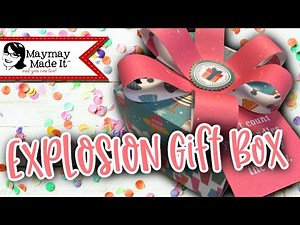 Birthday Explosion Box Board Tutorial.