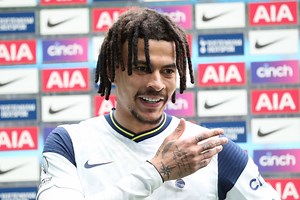 'An old man like me inspired you': 34-year-old sends message to Tottenham's Dele Alli