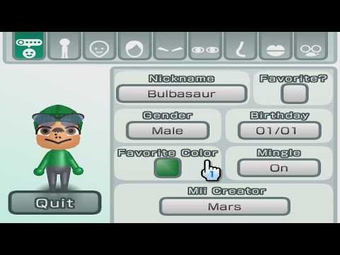 Bulbasaur - Pokémon - Mii 3726
