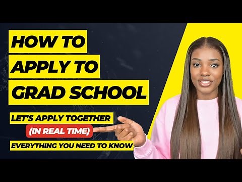How To Apply To Graduate School abroad | Masters in the U.S. | Scholarship application