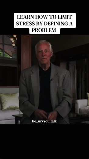 To be successful you must be able to clearly define a problem and know how to limit stress. Join Us,Drop a Follow for a Stronger, More Focused Mind. Speaker: Brian Tracy. #motivation #mindset #success #briantracy #he_nrysoultalk