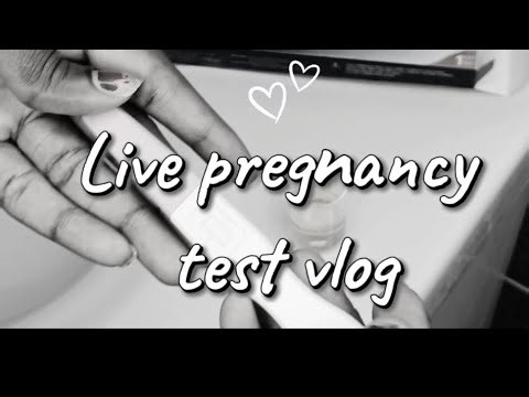 Live pregnancy test 😱