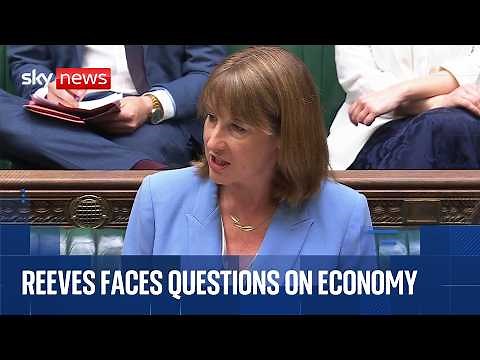 Chancellor Rachel Reeves faces Treasury Questions