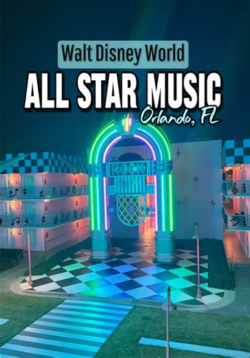 Arriving at Disney’s All-Star Music Resort is exciting!!🎶✨ The value resort rooms are surprisingly smart with a Murphy bed that turns into a table — perfect for families getting ready for park days. #tiktokgorisingstarsl1 #DisneyWorldResorts #AllStarMusicResort #DisneyHotelTour #purposefilledtraveler