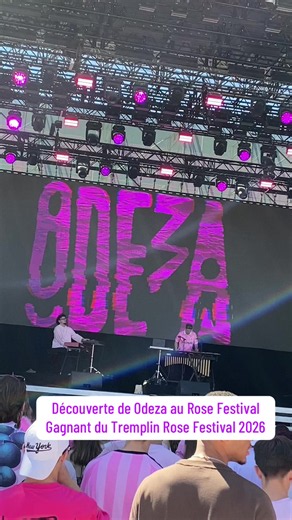 Découverte du groupe @ODEZA , les gagnants du tremplin Rose Festival 2026 ☺️ Vous les connaissez ? @Rose Festival #bigfloetoli #rosefestival2026 #odeza #fyp
