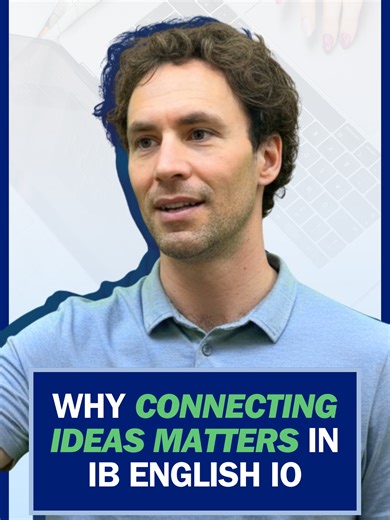 If your ideas don’t connect inside each extract, your IB English IO feels disjointed. Even strong analysis can lose marks if the points don’t link together. Connection is what makes the IO score. For example: “This image reveals the character’s sense of confinement.” Then develop the same idea: “This confinement intensifies when the pacing accelerates, deepening the global issue.” Now the argument grows instead of jumping. It doesn’t need to be long. Clear links between points make your IO smoot