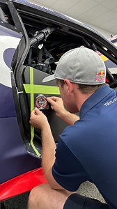 A first sticker for @willbrown38 with the team and @brocfeeney93’s first in 2024! 🖼️👏 More to come… 😉 #RedBullAmpol | Red Bull Ampol Racing