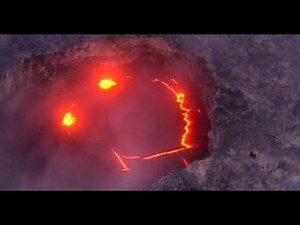 Watch: Volcano smiles for the camera