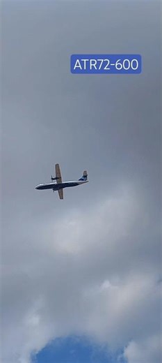 Empolgante os sons dos motores do turboprop ATR 72-600.