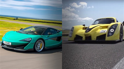 McLaren 600LT v/s Radical RXC Turbo 500