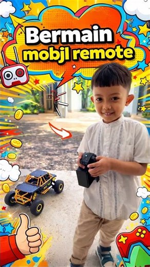 Monitor ketua, main mobil remote 😎