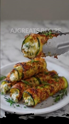 Crispy Stuffed Zucchini Rolls