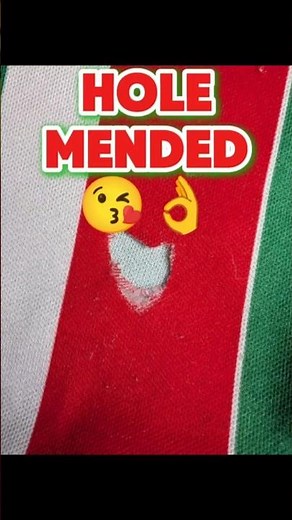 How to Fix a Hole in Your Football Shirt in 60 Seconds