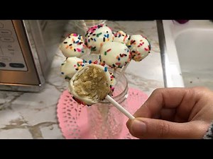 No-bake Three-ingredients Vanilla Oreo Cake Pops
