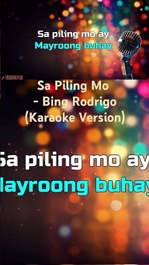 Sa Piling Mo - Bing Rodrigo #karaoke