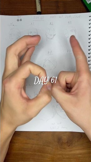 Loomis practice! 😆#sketching #loomismethod #animeart #mangaart #learningtodraw