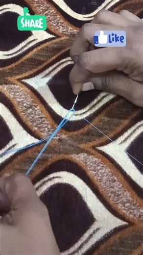 Easy needle threading hack for beginners l #shorts #shortvideo #shortfeeds #sew #sewinghacks #diy