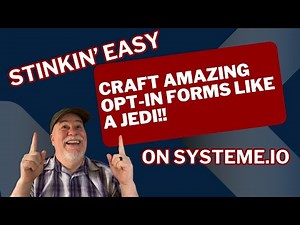 Creating the Opt in Form on Systeme io