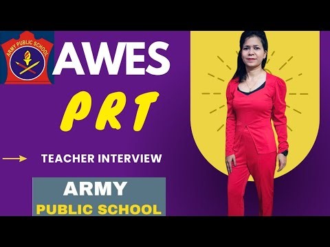 AWES Army Public School PRT Teacher Interview | Tips & Questions for Success!