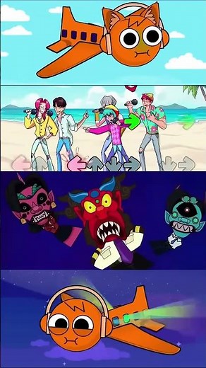 Airborne K-Pop Demons: FNF Sprunki Meets Soda Pop Challenge! #fnf #sodapop #sprunki