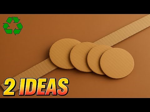 2 Amazing DIY Cardboard Crafts ✨| Easy & Stylish Home Decoration