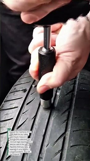 Optimal Tire Tread Depth Monitoring for Safe Driving