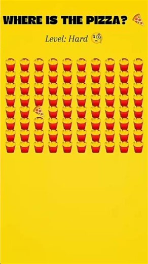 Can you spot the PIZZA? 🍕 (99% Will Fail!) #shorts #quiz #qubitz