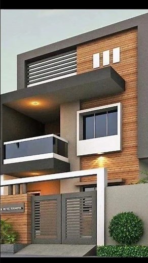 || Boundary Wall with gate Front Elevation design || #front #3delevation #feed #shorts