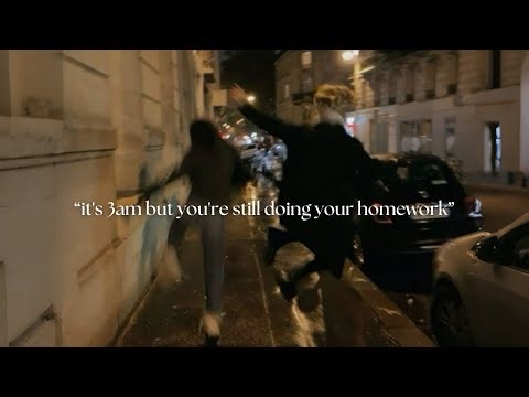 it's 3am but you're still doing your homework