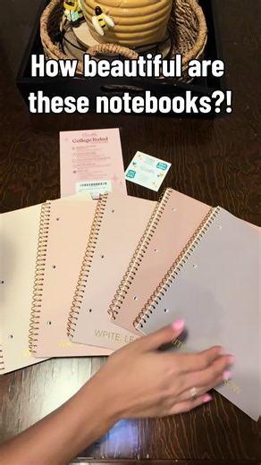 Elegant College Ruled Notebooks - Back to School Perfect!