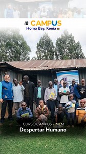 #CampusFIMLM | Kenia • África 🇰🇪 🌍✨ ¡El curso Despertar Humano llegó a Homa Bay! 20 participantes, nativos de esta región africana, vivieron una experiencia formativa única a través del Campus Virtual 💻💙 🎶 Con canto, baile y trabajo en equipo, fortalecieron su crecimiento personal abordando temas como: ✅ Aprender a aprender ✅ Proyecto de vida ✅ Mentalidad diligente Una iniciativa de la Dra. María Luisa Piraquive, para impulsar el desarrollo de las comunidades desde la educación con valores