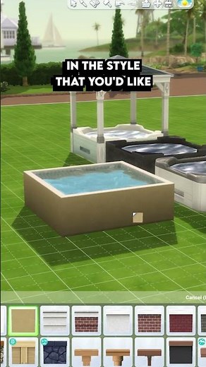 How To Build A Base Game Hot Tub In The Sims 4