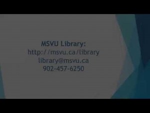 Finding Articles using PsycInfo